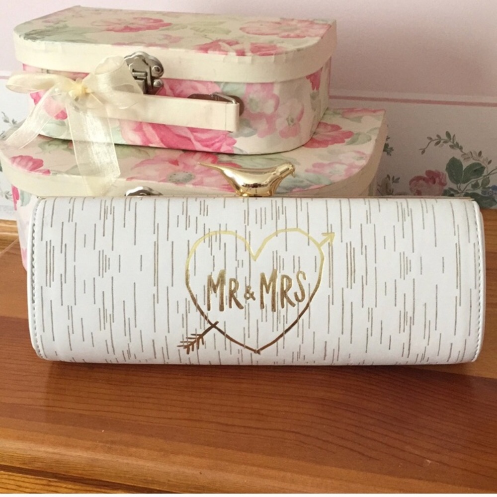 Kate Spade ♠️ Wedding Belles Clutch Bridal
